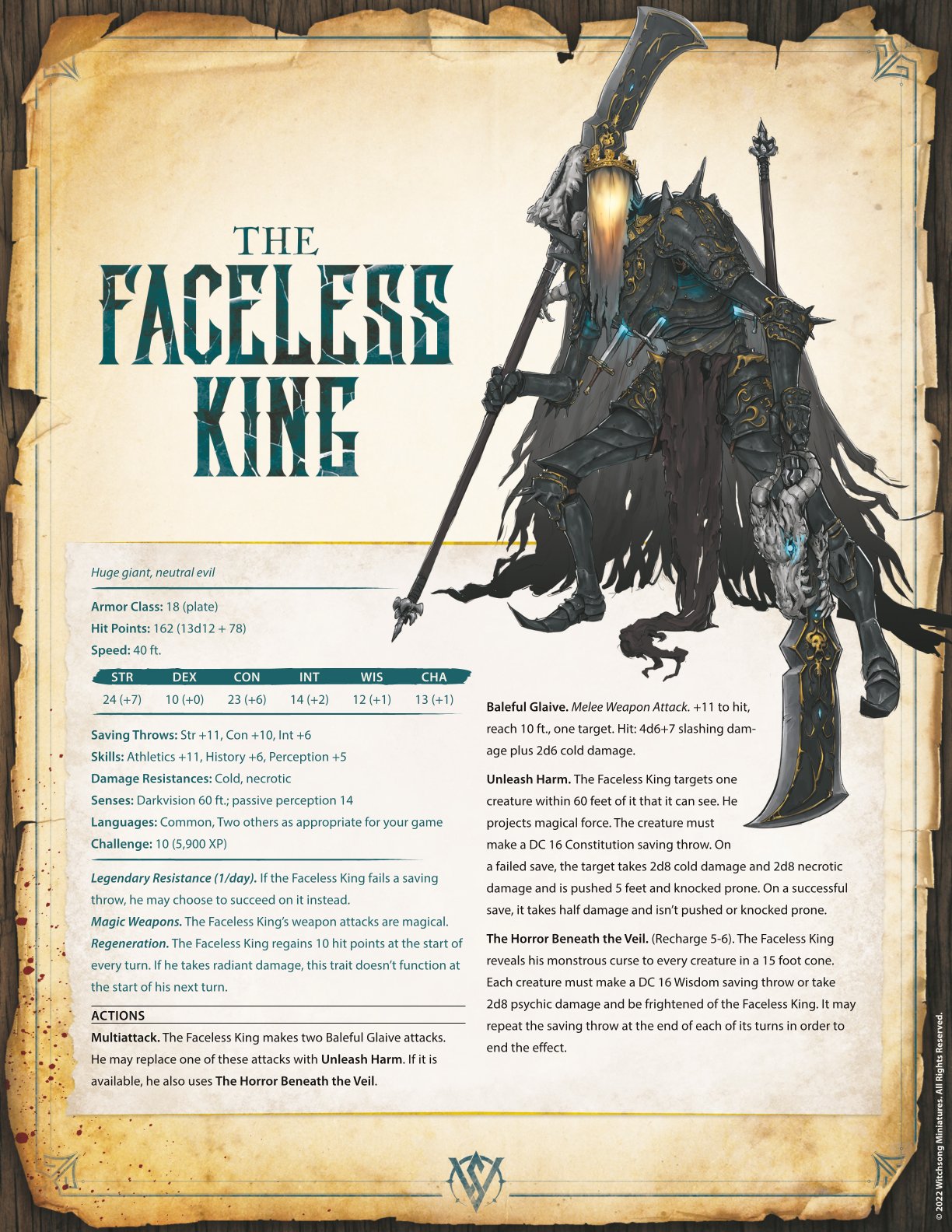 The Faceless King