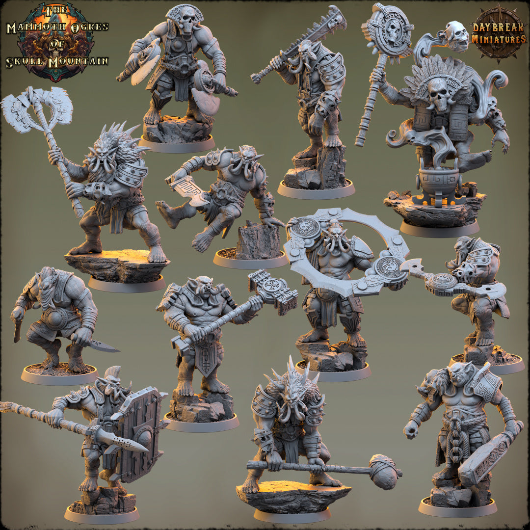 The Mammoth Ogres of Skull Mountain
